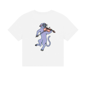 Stray x Cat Wizard - Women's Panther-Cat Boxy-T - Image 2